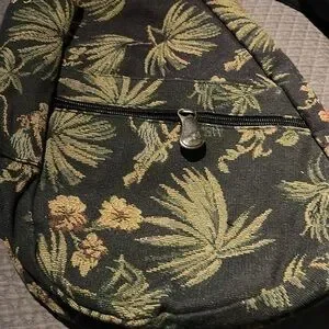 AmeriBag Embroidered colors black with olive gold and tan floral patterns Thoughtful pieces, chosen well. Explore the Valentine main image 3